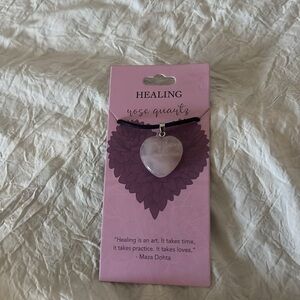 Rose Quartz Healing Necklace